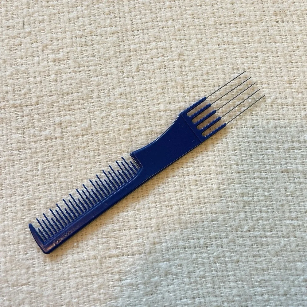 Comare Mark IV Comb‎ Blue Teasing Lifting Finishing Hairstyles Grippers USA